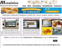 Tablet Screenshot of menulation.com